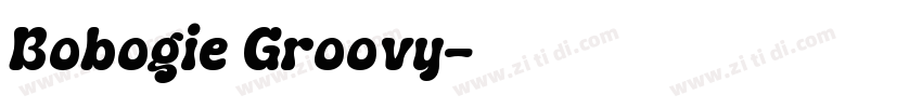 Bobogie Groovy字体转换